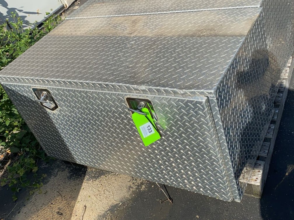Pair of Aluminum Diamond Plate Utility Truck Boxes