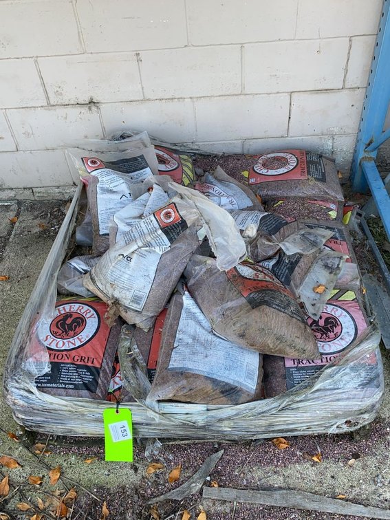 Group of Cherry Stone Traction Grit Bags