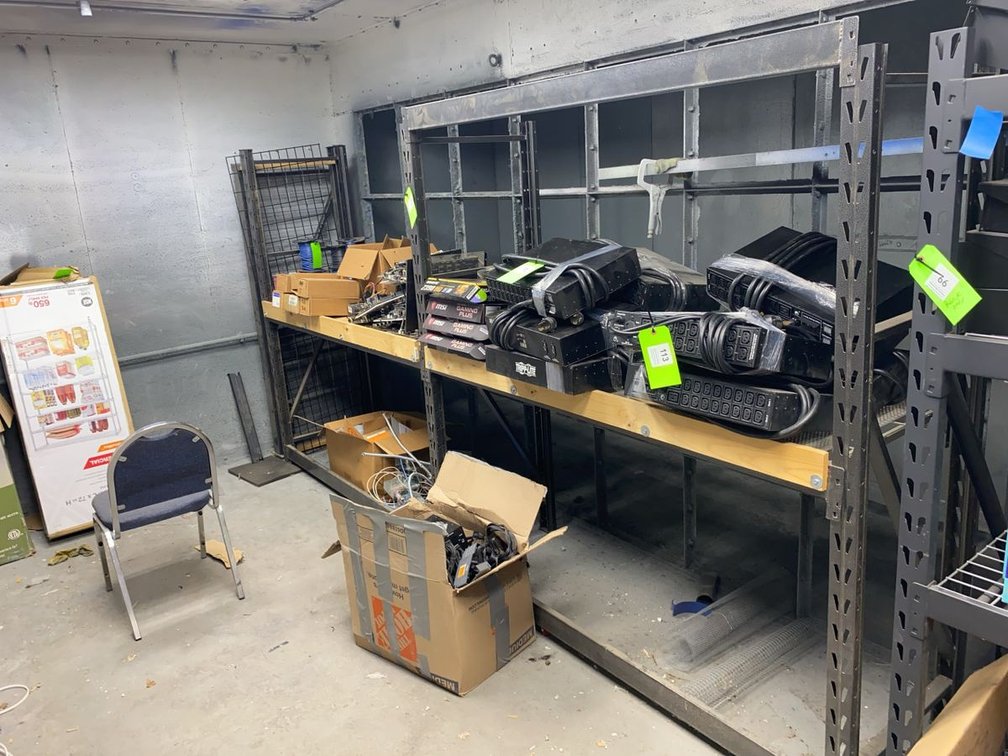Pair of Industrial Boltless Storage Racks