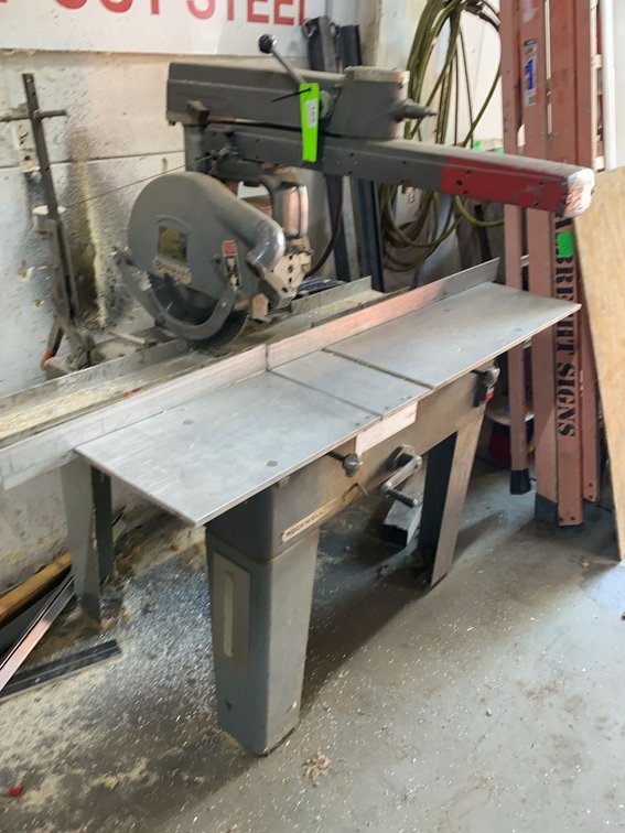Rockwell Delta 16-RAS Radial Arm Saw with Guide