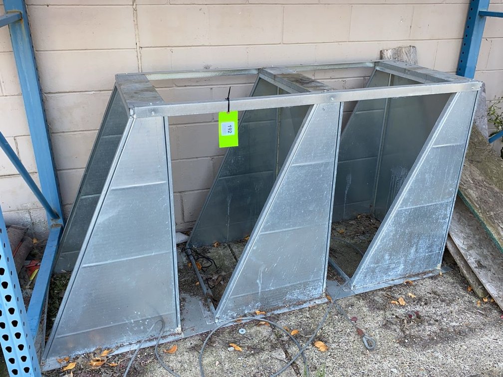 Galvanized Triple Bay Material Chute