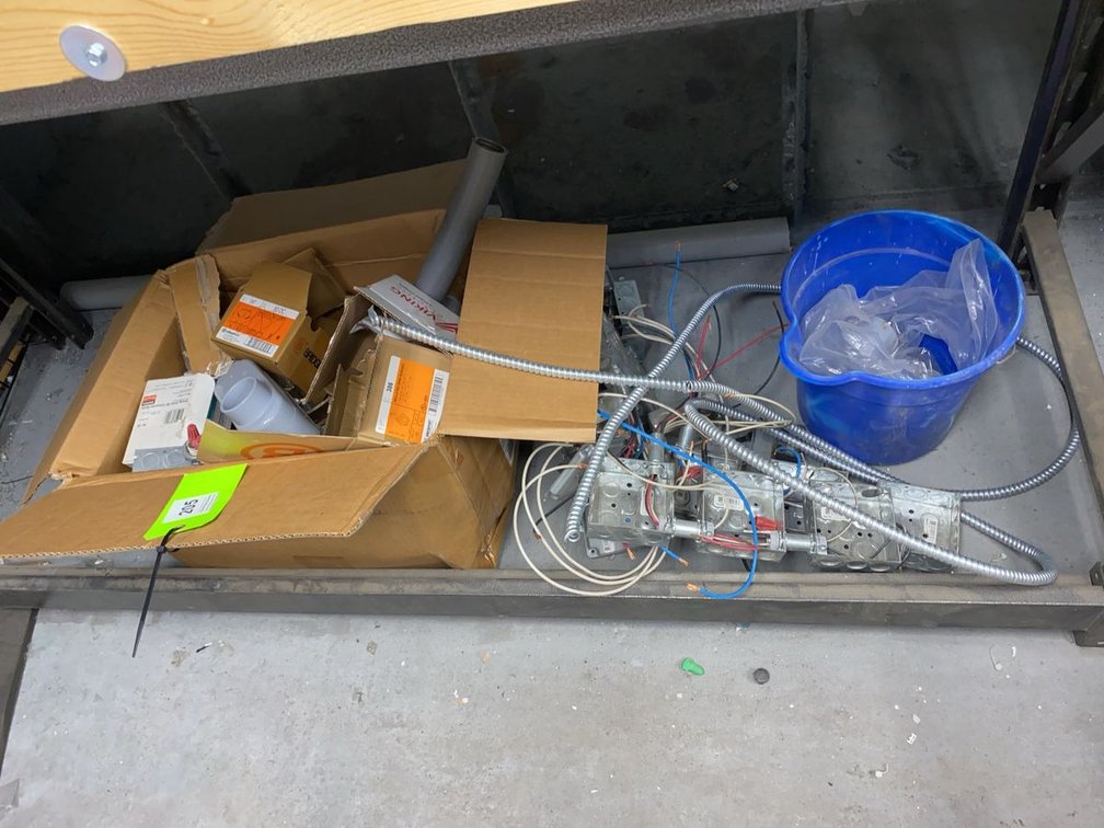 Group of Electrical Conduit Boxes and Fittings