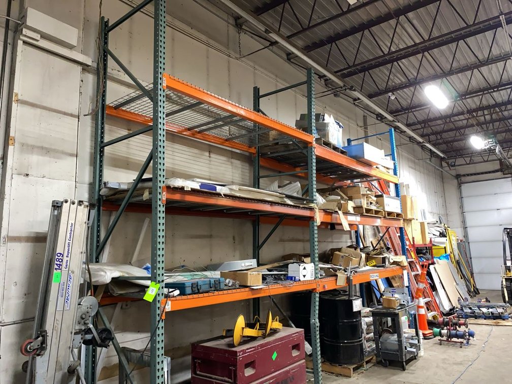 Assortment of 14ft x 42in Pallet Racking