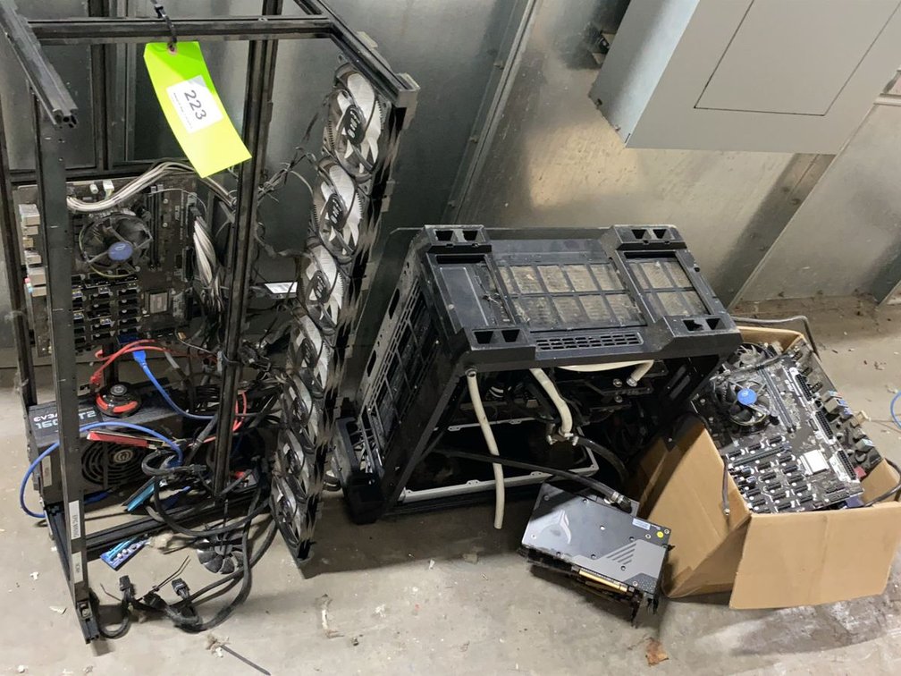 Assortment of Crypto Rig Parts