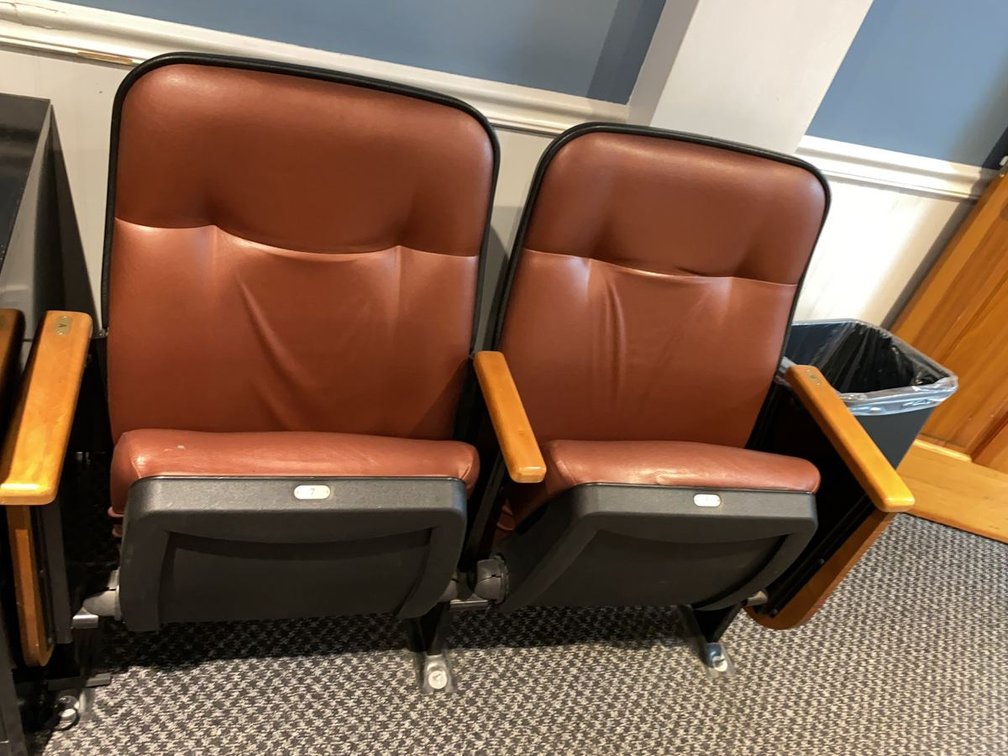 Pair of Vintage Auditorium Seats