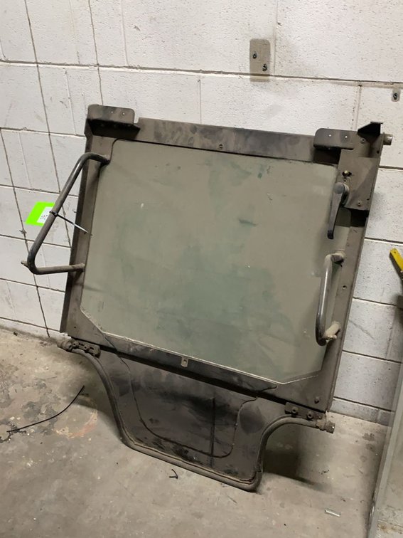 Unmarked Equipment Cab Door Assembly