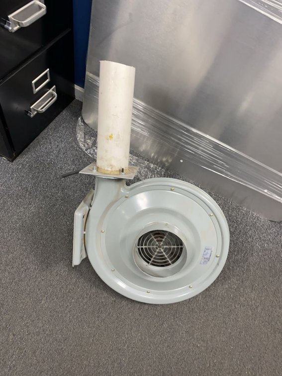 550W 80mm Industrial Centrifugal Blower Fan