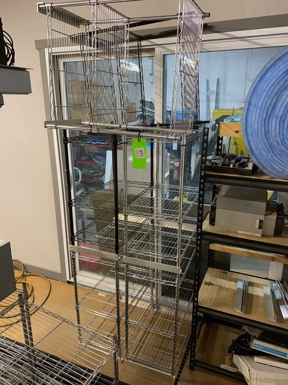 Group of Wire Shelving
