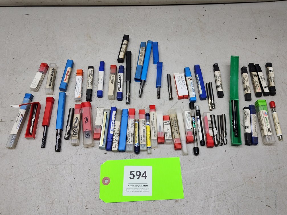 Assorted Carbide Endmills.