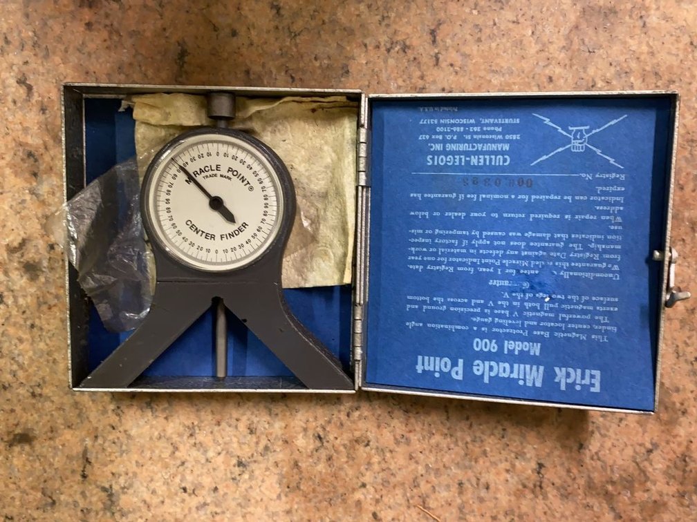 Erick Miracle Point Model 900 Magnetic Base Protractor