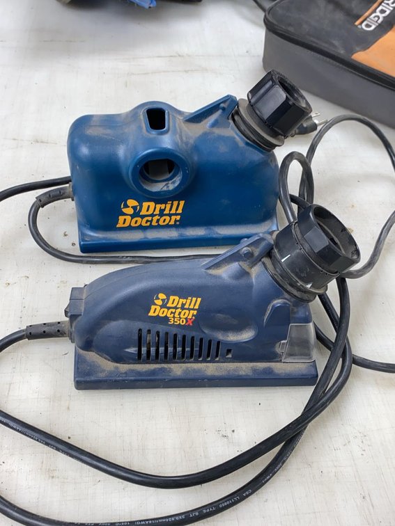 Pair of Drill Doctor 250 & 350X Drill Bit Sharpeners