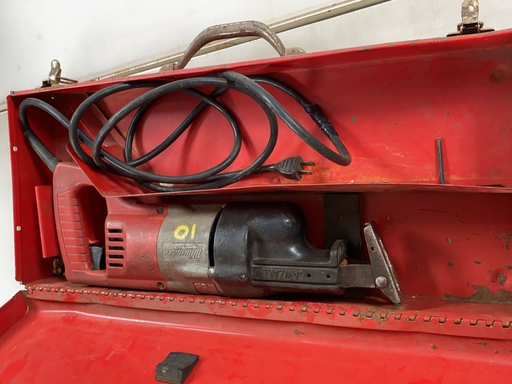 Milwaukee Sawzall Corded Reciprocating Saw with Steel Carry Case