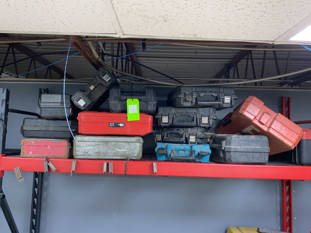 Group of Empty Tool Cases