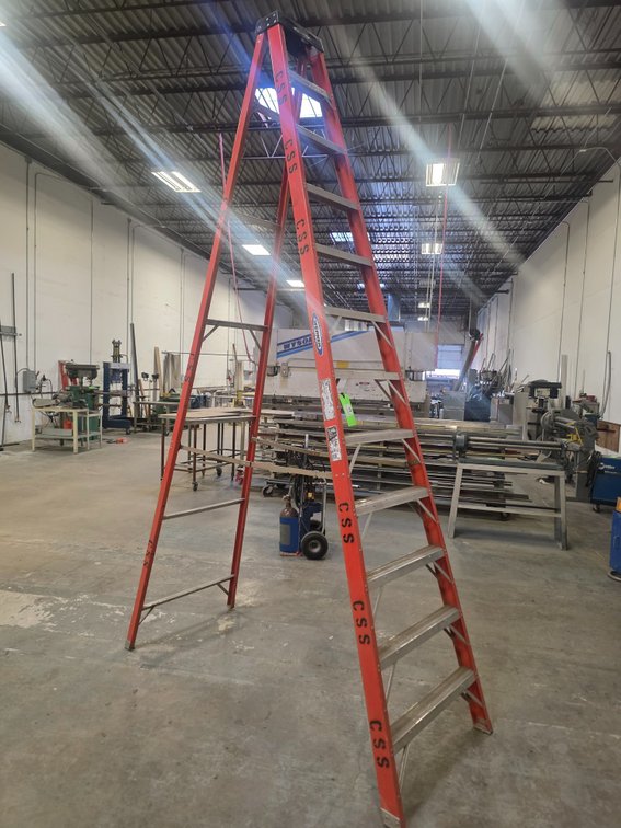 Werner 12' Fiberglass Step Ladder.