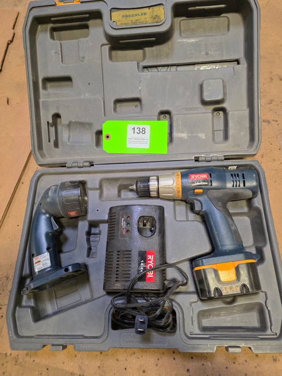 Ryobi 14.4V. Drill Driver with Flashlight.