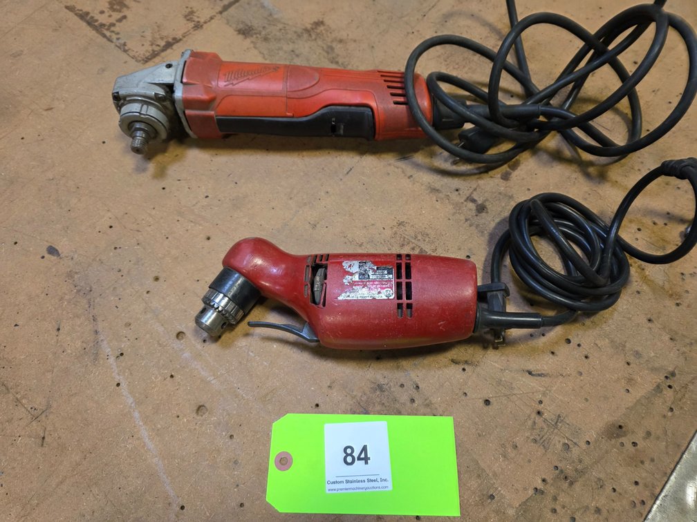 (2) Milwaukee 120V. Power Tools.