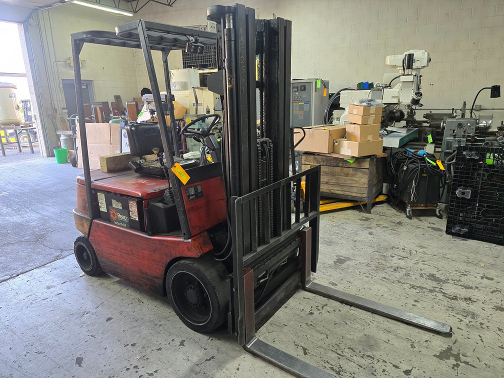 Baker Model BFE50 36 Volt Electric Forklift.