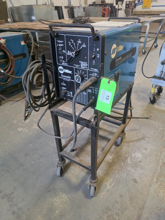 Miller Econotig CC-AC/DC Welding Power Source on Cart