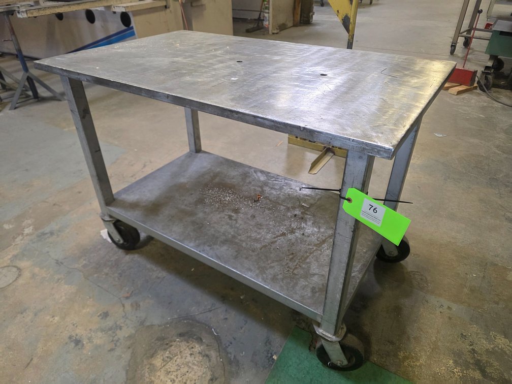 Welding Steel Mobile Work Table