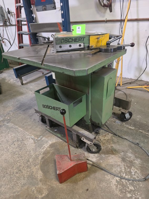 Boschert Eagle Corner Notching Machine
