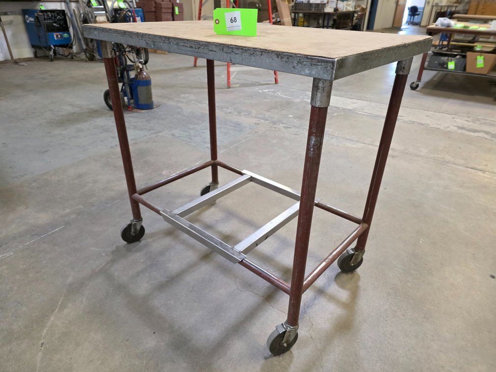 44" x 27" x 42" Metal Shop Cart.