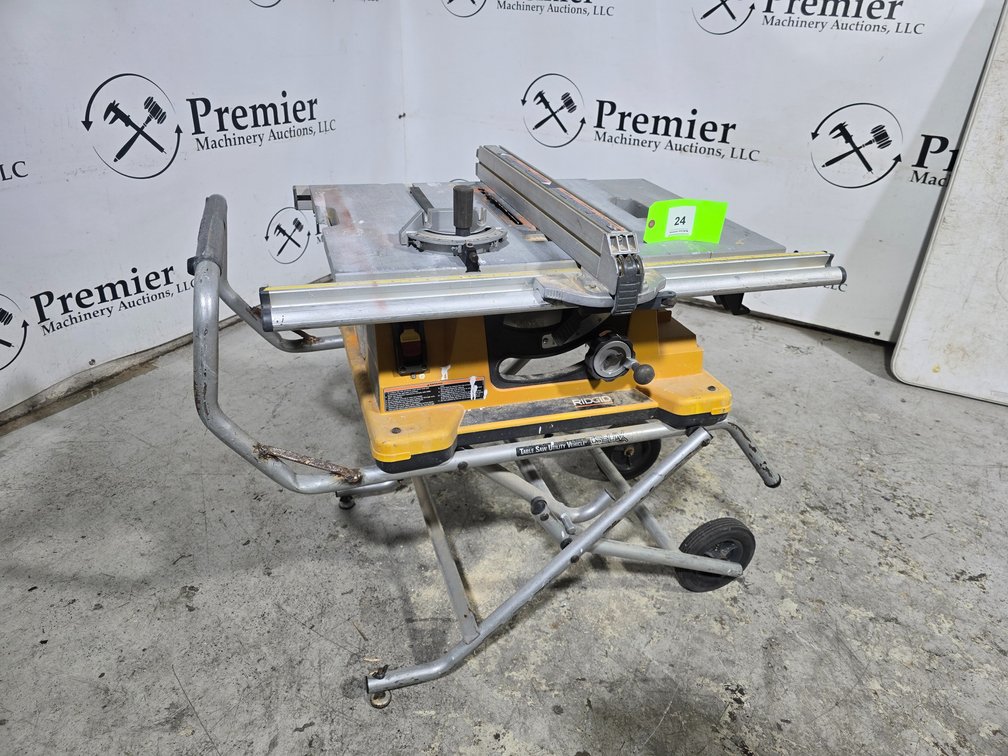 Ridgid Model TS2410LS 10" Portable Table Saw.