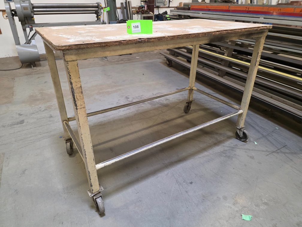 62" x 32" x 42" Metal Frame Shop Cart.