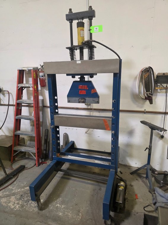Custom Built Hydraulic H-Frame Press.
