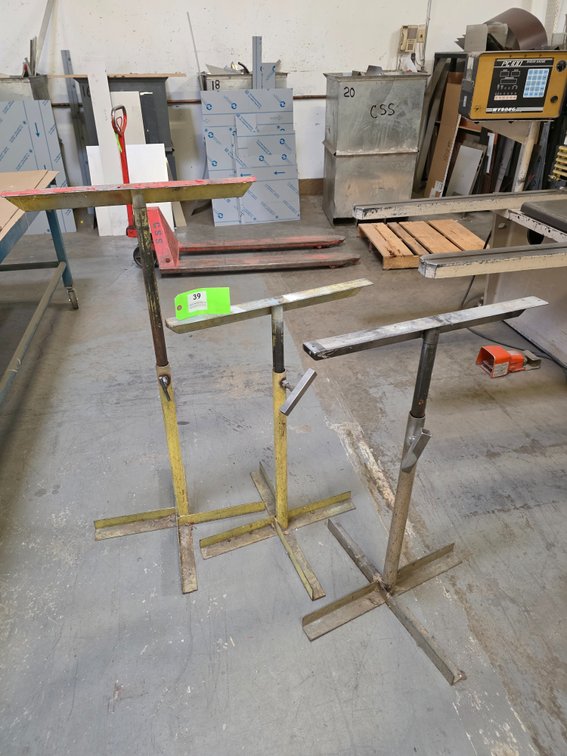 (3) Material Stands.