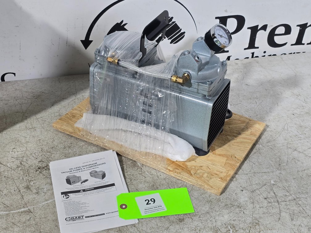 Gast No. DAA-V715A-EB Oil-Less Diaphragm Vacuum Pump and Compressor