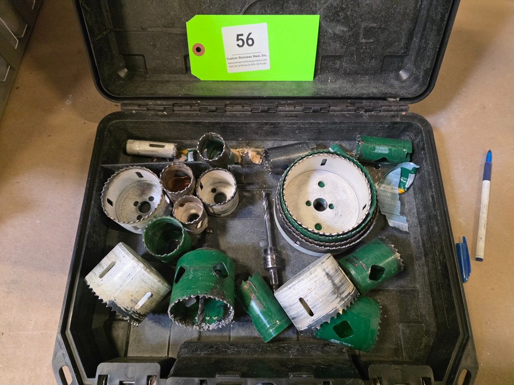 Assorted Hole Saws.