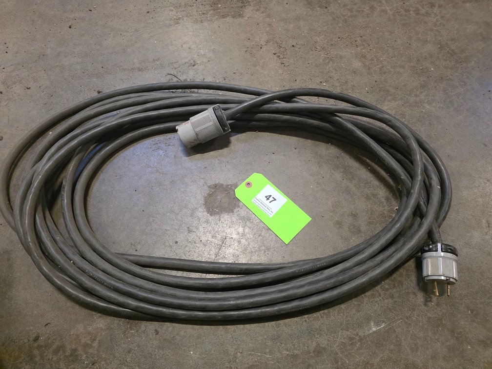 Approx. 50' 208V. Single Ph. Extension Cord.