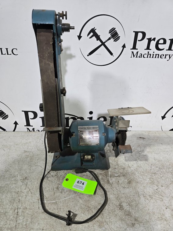 Enco Model MDS3216 Combination Belt Sander/Grinder.