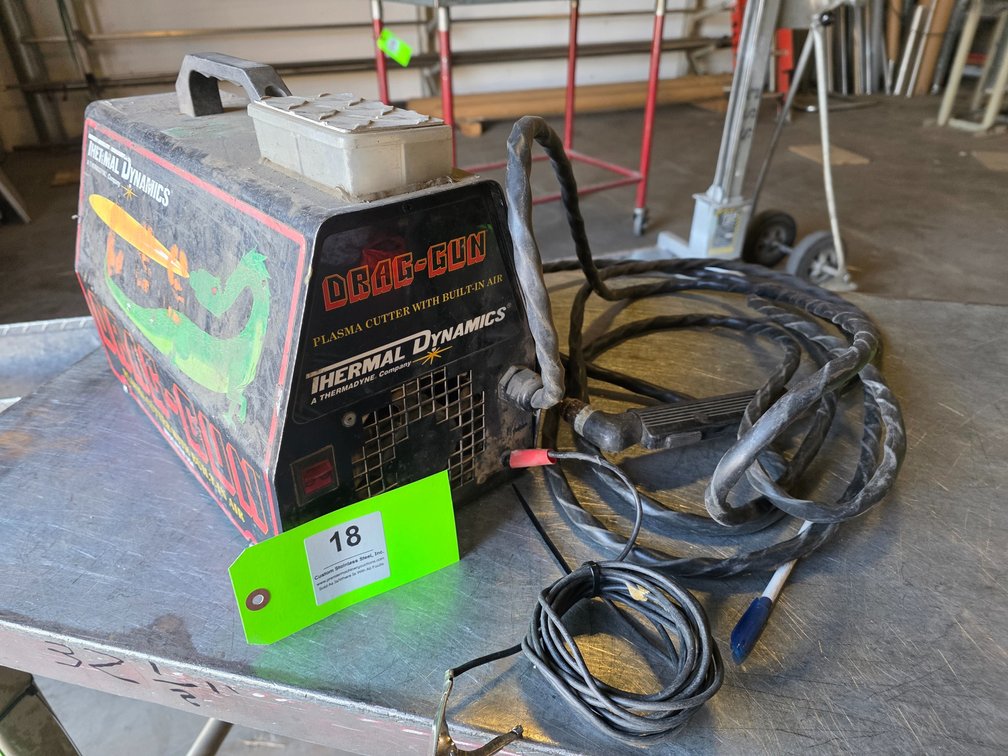 Thermal Dynamics "Drag-Gun" Plasma Cutter with Built in Air Supply.