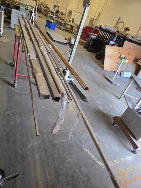 (14) Pieces of Assorted Stainless Steel Stock.