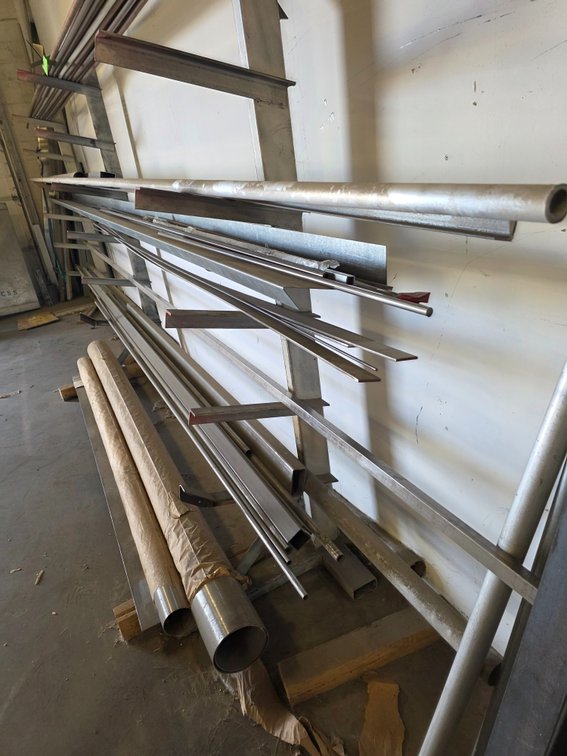 Large Quantity of Assorted Stock Material.