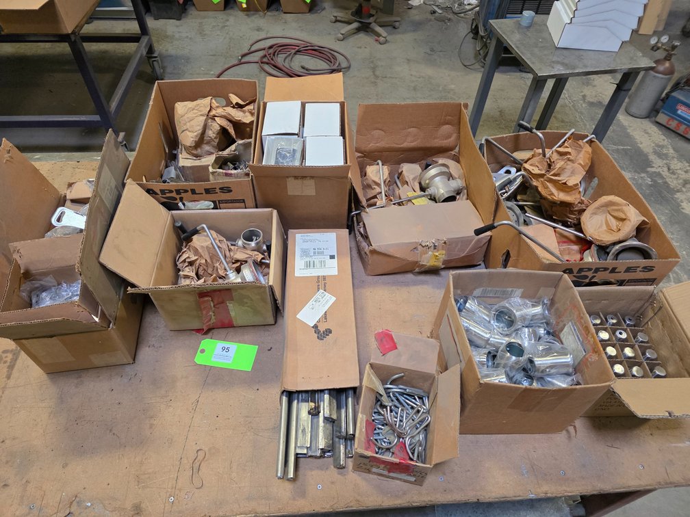 Large Quantity of Commercial Kitchen Hardware Components.