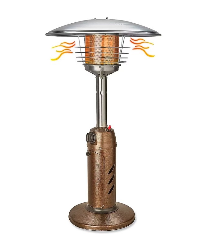 Uline Item # H-5221, Tabletop Patio Heater.