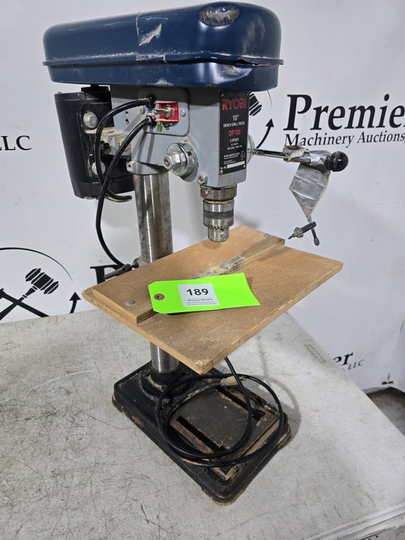 Ryobi Model DP100, 10" Benchtop Drill Press.