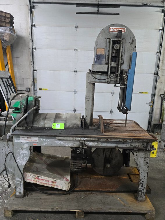 Marvel Series 8 Model 8 Vertical Bandsaw.