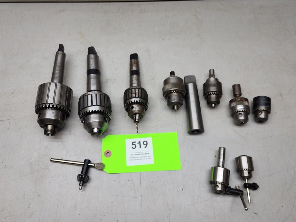 Assorted Drill Chucks.