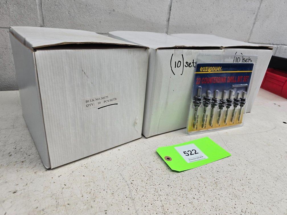 (30) New Easy Power Countersink Drill Bit 7 Piece Set