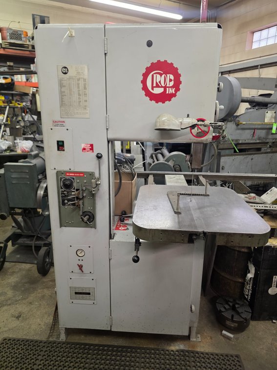 Grob Vertical Bandsaw.