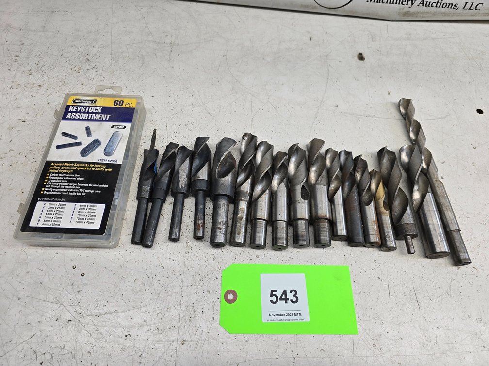 (17) Drill Bits 3/4" to 1"