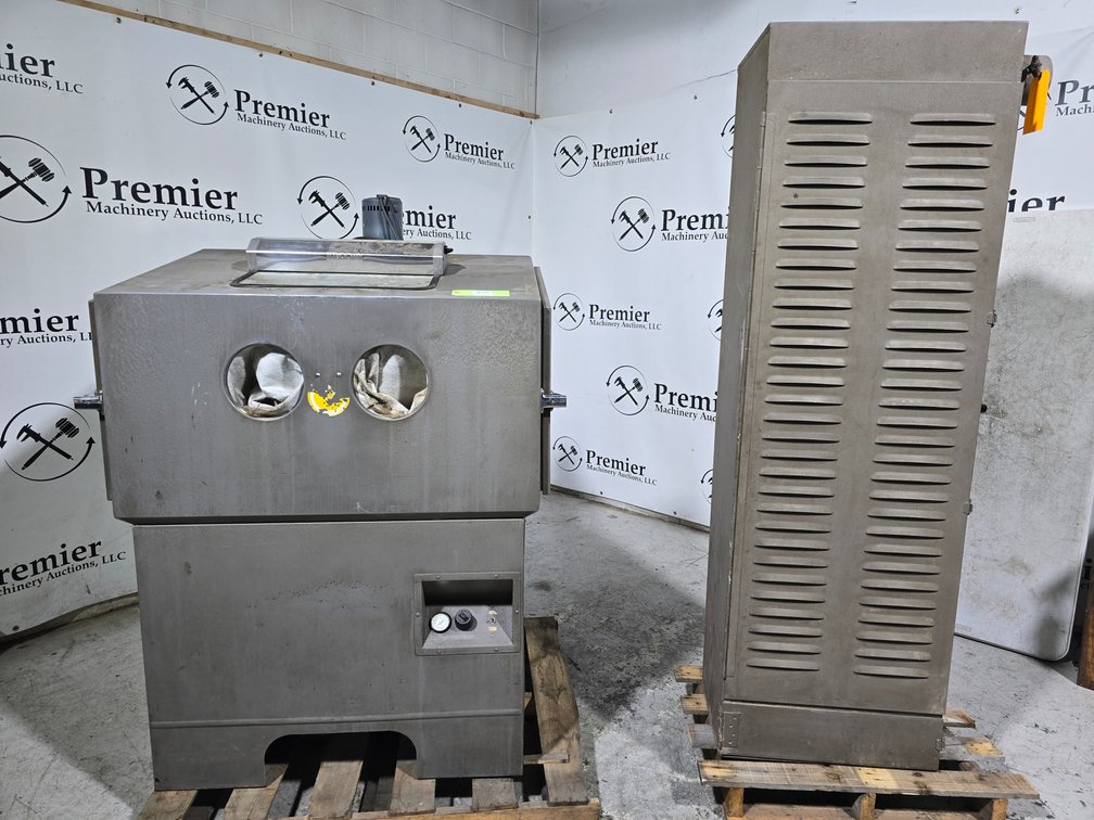 Zero Mfg. Co. Model B-300-F Abrasive Blast Cabinet and Model 659-14 300 Dry Filter Cabinet.