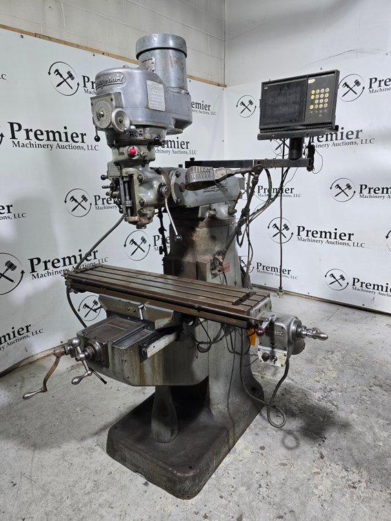 Bridgeport  1-1/2 HP Variable Speed Vertical Milling Machine.