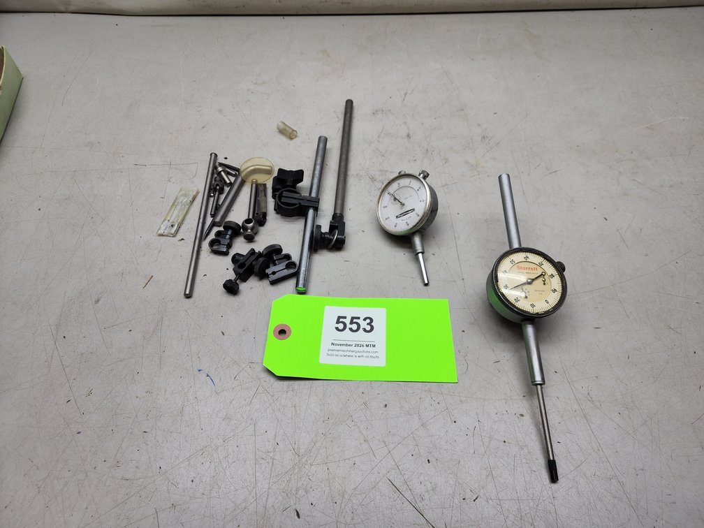 Dial Indicators and Parts.