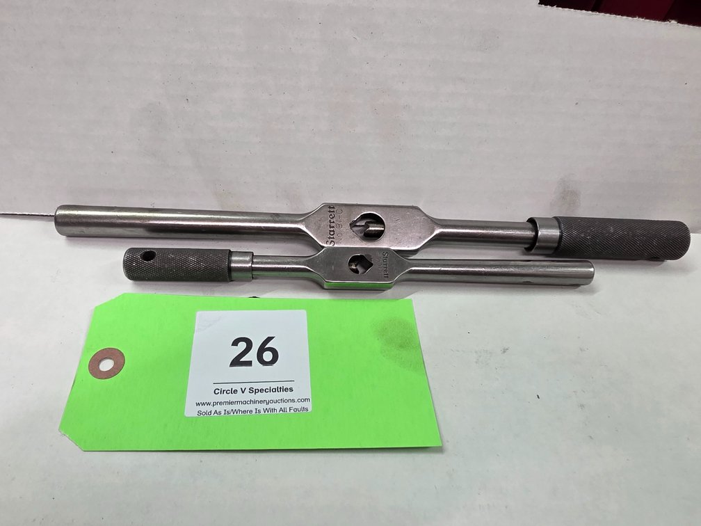 (2) Starrett Tap Handles.