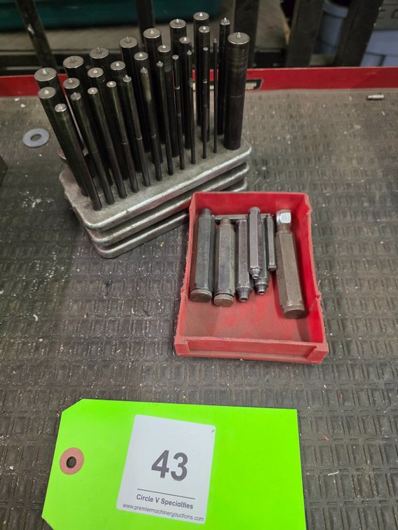Assorted Transfer Punches.