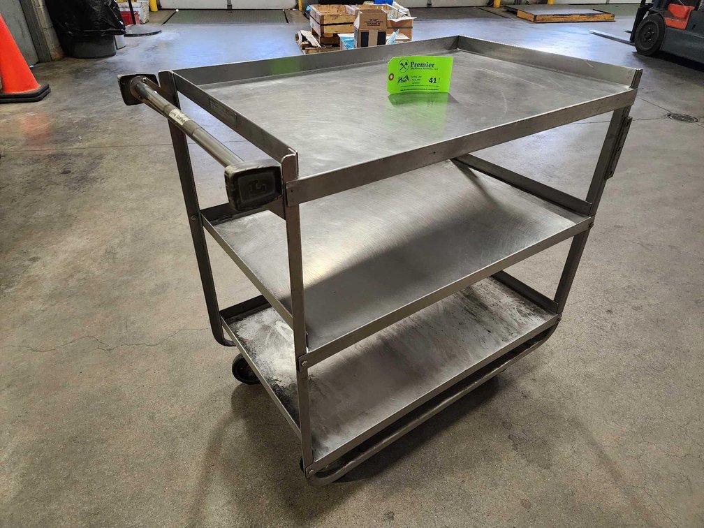 NSF Stainless Steel Cart. 
